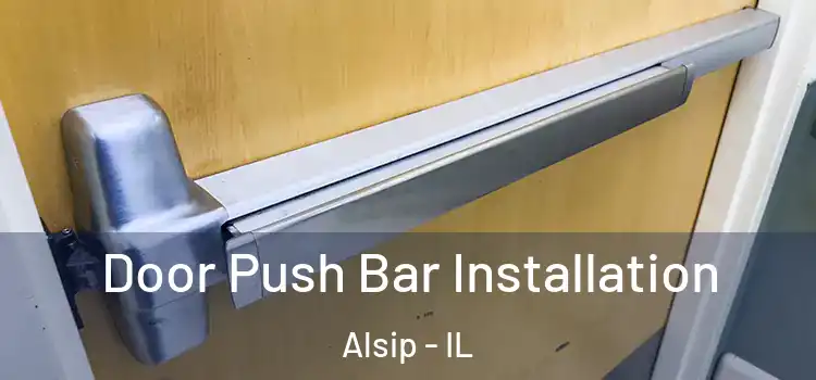 Door Push Bar Installation Alsip - IL